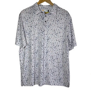 Jack Nicklaus Eco Choice Polo Shirt Men's Large White Island Performance Golf